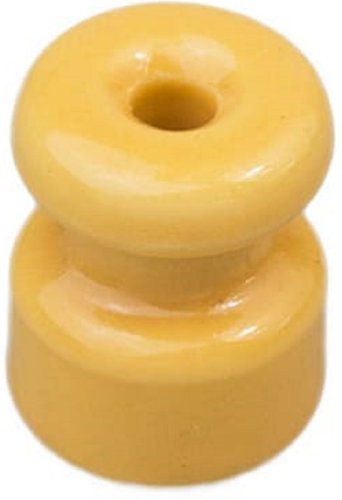 Изолятор для монтажа ретро-провода керамика Bironi Лизетта золото картинка